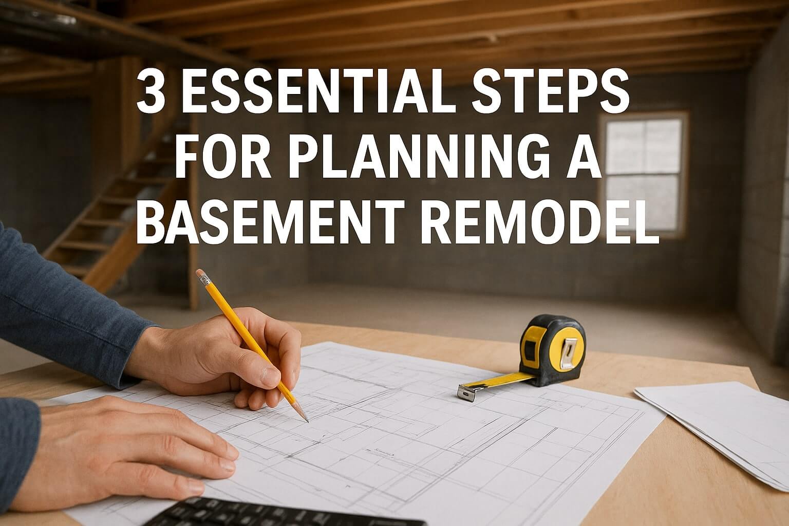 3 Essential Steps for Planning a Basement Remodel